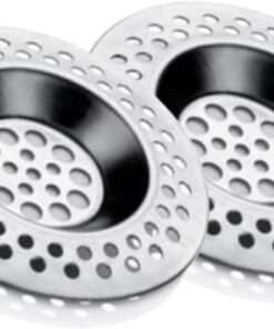 Çelik Mutfak Filtre Lavabo Süzgeci Küvet Tıkacı 2 Adet Evye Easyso4030