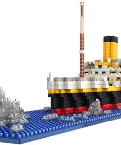 Technik Titanic Gemi İnşa Kiti, 1860 Klemensler Mikro Elmas Titanik Gemi Model Kiti, Teknoloji Yolcu Gemisi Yapı Seti, Lego Technic ile Uyumlu