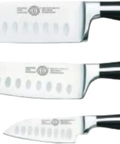 Solingen Interline Santoku Kochmesser 3 Lü Bıçak Seti