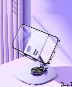 Trend Yüksek Kaliteli Metal Katlanabilir 360 Derece Dönebilen Tablet Standı Telefon Tutucu Ayarlanabilir Masaüstü Stand