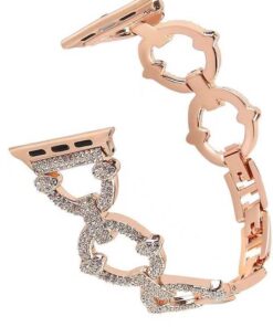 ​​​Apple İle Uyumlu Watch 38mm/40mm KRD-57 Metal Kordon Rose Gold