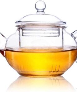 Cam Bitki Çayı Demliği 250 ml - Cam Süzgeçli Demlik