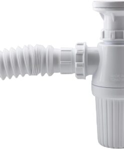 Sifon Körüklü Sökülebilir Tas'lı Temizlenebilir Mutfak Banyo Lavabo Taşı Gider Borusu Plastik 38 cm