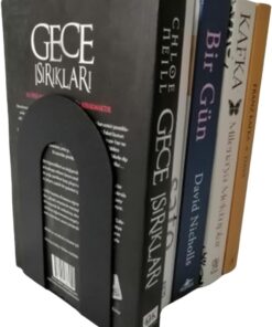 Dekoratif Klasik Metal Kitap Tutucu. (Kitap Ayracı Hediyeli).