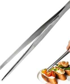 Maşa Cımbızı paslanmaz çelik mangal chef maşası, profesyonel mutfak cımbızı, uzun saplı gıda cımbızı, çok fonksiyonlu mangal cımbızı,barbekü maşası 30 cm