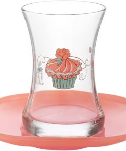 Cupcake 12'li Çay Seti