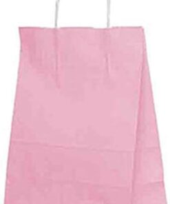 At Market Roll-Up Kraft Çanta Pembe Büyük Boy 31x41cm 25'li