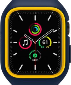 Spigen Apple Watch 41mm/40mm (Seri 9/8/7/6/SE/SE2/5/4) Kılıf Nano Pop Blueberry Navy - ACS02086