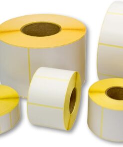 Label - 60x30 mm Termal Etiket, Barkod/Adres/Kargo Termal Etiketleri, Zebra ve Diğer Yazıcılarla Uyumlu