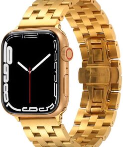 Apple İle Uyumlu Watch 42mm KRD-20 Metal Kordon Gold