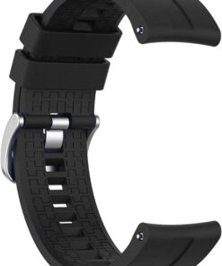 Amazfit GTR 2 Classic 47mm için Kordon, Silicone RapidBands Siyah [GTR 2 Classic ile Uyumlu Kordon - Siyah]