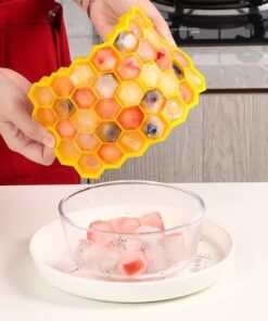 Home Pratik Petek Şeklinde Silikon Buz Kalıbı Silikon Yapışmaz Buzluk Petek Buz Küpü Asorti