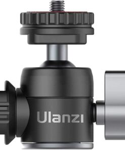 U-60 Vlog Top Kafa Ball Head Tripod Kafa, Siyah