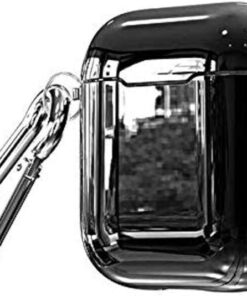 11267 Apple Airpods ile uyumlu Kılıf Airbag 08 Silikon, Siyah