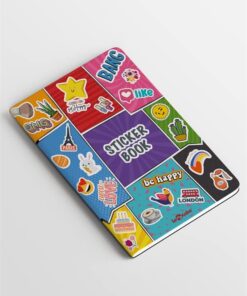 COLOR Sticker Book 756 Adet Renkli Etiket Bang