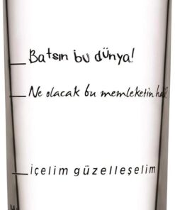 Içelim Güzelleşelim Rakı Bardağı, 205 ml, 6 Parça