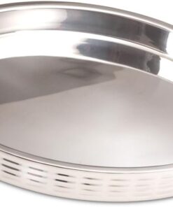 Line Silver Yuvarlak Tepsi