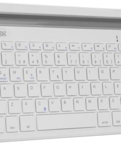 KB-BT82 Q Kablosuz Beyaz/Gümüş Mac/Win/Android/Ios Uyumlu Bluetooth Ultra İnce