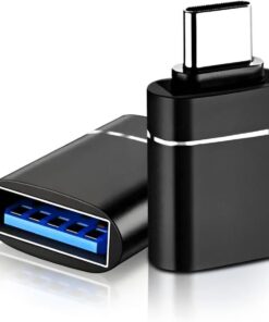 Metal Mini USB 3.1 Type-C'den USB 3.0'a Çevirici Adaptör, Tak Çalıştır, OTG Çevirici, MacBook, iPad Air, iPad Pro, Surface Pro, XPS Uyumlu