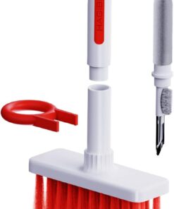 Temizleme Yumuşak Fırça Klavye Temizleyici 5'i 1 Arada Çok Fonksiyonlu Bilgisayar Temizleme Araçları Kiti Köşe Boşluğu Silgi Bluetooth Kulaklık için Tuş Çektirmesi Lego Dizüstü Bilgisayar