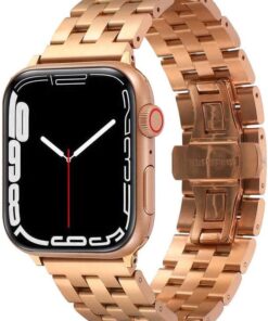 Apple İle Uyumlu Watch 38mm/40mm KRD-20 Metal Kordon Rose Gold