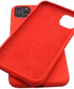 11147 Apple iPhone 11 Pro ile Uyumlu Kılıf, Silk, Silikon, Kırmızı