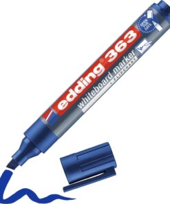 363 beyaz yazı tahtası kalemi - mavi - 1 kalem - 1-5 mm kesik uçlu - yeniden doldurulabilir