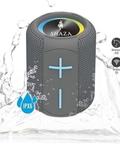 Taşınabilir Bluetooth Hoparlör IPX6 Suya Dayanıklı - 6W Ses Çıkışı Gri