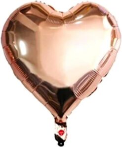 24 İNC KALP RENK FOLYO BALON Rosegold bmcNM176