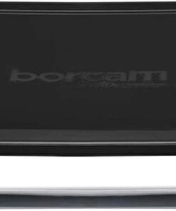 Borcam Fırın Tepsileri 3200cc Plastik Kapak Siyah Kapak, 59024, Şeffaf