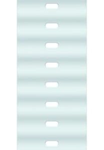 Watch Band - Ocean Band - 49 mm - Kristal Mavi - XL