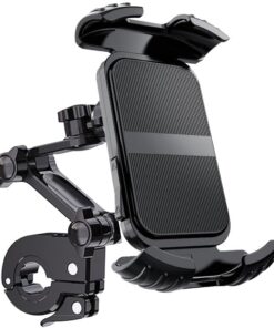 NR51 Motosiklet Bisiklet Telefon Tutucu Tek El Kullanım Otomatik Kilitleme