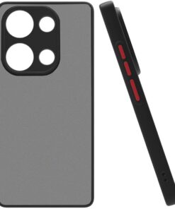 Xiaomi Redmi Note 13 Pro 4G Uyumlu Kamera Korumalı Arkası Mat Sert Silikon Kılıf