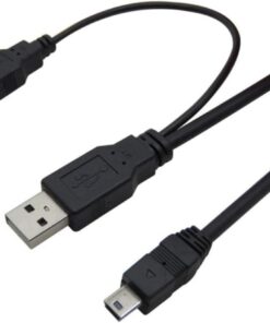 USB Y Giriş Mini 5 Pin HDD Hardisk Kamera Bağlantı Bağlantı 4529