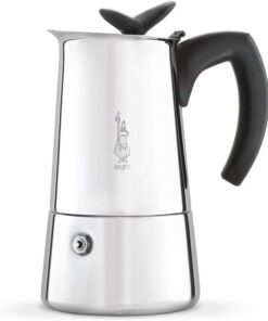 - Musa: 2 Cups Ocak Üstü Espresso Pişirici | 85ml | Gümüş Renk | Paslanmaz Çelik Gövde | Termoplastik Sap | Patentli Güvenlik Valfi | Tüm Ocak Türleri İçin Uygundur (İndüksiyon Dahil)