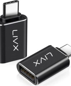 USB 3.1 To Type-C 10Gbps 3A Hızlı Şarj ve Data Aktarımı Çevirici Dönüştürücü OTG Adaptör Siyah OTGCZ İkili