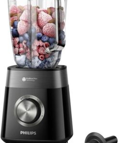HR3030/00 5000 Serisi Blender, 1200W ProBlend Plus Motor, 2 Litre Cam Hazne, 3 Hız ve Darbe Özelliği, Makinede Yıkanabilir Parçalar