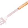 Ahşap Saplı Paslanmaz Çelik Spatula 46 Cm