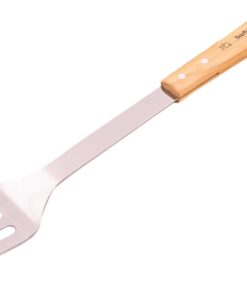 Ahşap Saplı Paslanmaz Çelik Spatula 46 Cm