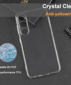 Samsung Kamera Korumalı Şeffaf Silikon Kılıf (S24 Plus)