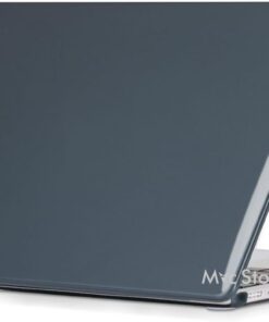 Macbook Air M1 Kılıf 13inç Kristal Parlak (TouchID'li M1 Air) A2337 A2179 A1932 ile Uyumlu Siyah