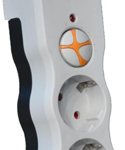 TSK19009 POWERSURGE 3-SURGE PROTECTION PLUG-1050 JOULE-WITH CABLE BEYAZ