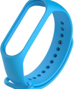 Mi Band 3/4 Uyumlu Silikon Kordon Mavi