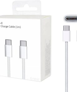 iPhone 16/15/Pro/Pro Max/Plus/iPad/Macbook USB C To USB C【 MFi Onaylı Çip 】 60W - 120W Hızlı Şarj Kablosu Örgülü Samsung/Xiaomi/Huawei Uyumlu iPhone Hızlı Şarj Kablosu Type C Model Data Transfer (1 m)