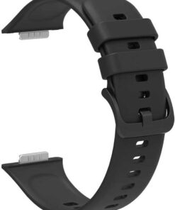 Huawei Watch Fit 2 Kordon, Silicone Sport Band Siyah