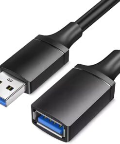 1 Metre Dişi-Erkek USB Uzatma Kablosu, Yazıcı, Harddisk, Veri Aktarım, Şarj Uzatma Kablosu