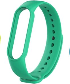 3 adet Silikon Kordon, Mi Band 5 ve Mi Band 6 için Uyumlu - Ayarlanabilir Rahat Bileklik 3'lü Paket