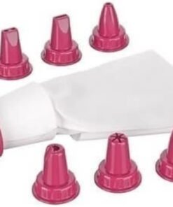 Krema Torbası Krem Şanti Torbası Sıkacağı 8 Başlık Set - Pasta ve Kek Süsleme Aracı