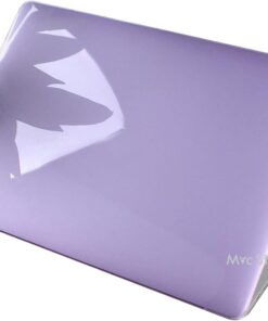 Macbook Pro Kılıf 14.2 inç M1-M2-M3-M4, Kristal (Touchbarsız 14" Pro) A2442 A2779 A2992 A2918 A3112 A3401 A3185 ile Uyumlu Açık Lila
