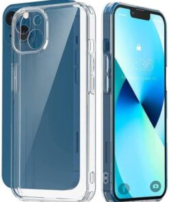 AKSESUAR iPhone 13 Şeffaf Kılıf 13 (6.1') Şeffaf Silikon Kılıf Transparent iPhone 13 Kılıfı ŞEFFAF